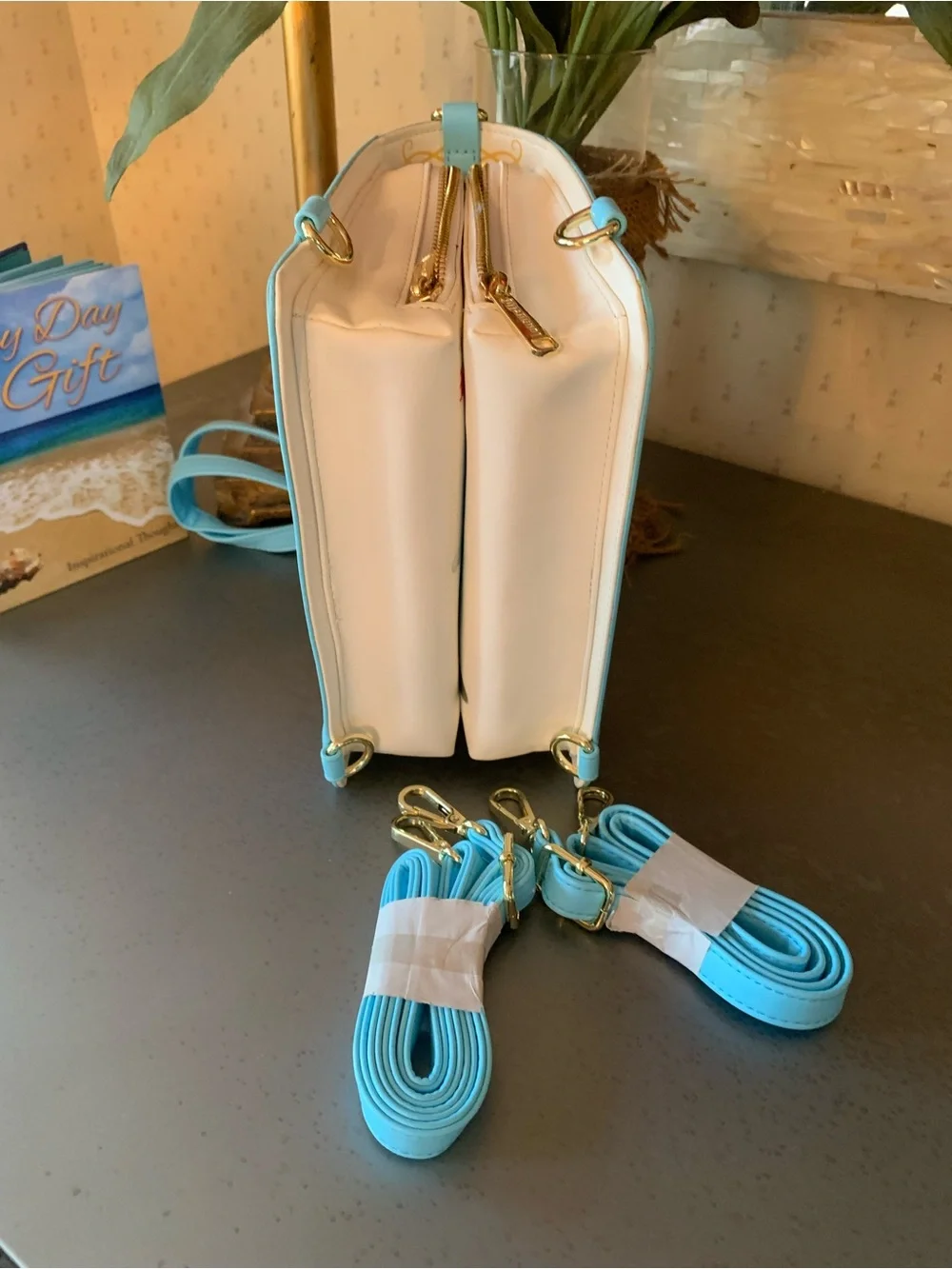 DISNEY, NEW NEVER CARRIED, Dumbo Storybook convertible crossbody or backpack. - Picture 7 of 13